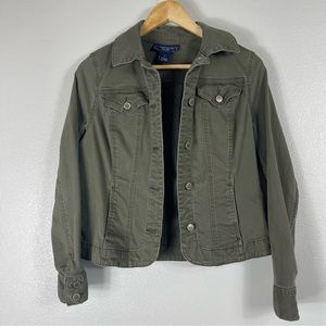 Charter Club Women’s Green Jacket Size Small